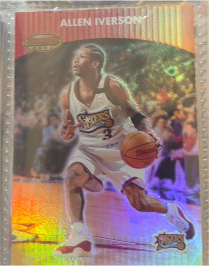 2000-01 Bowman's Best #1 Allen Iverson — front