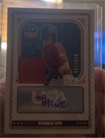 2024 Panini USA Stars & Stripes #NTS-BN Brennan New — front