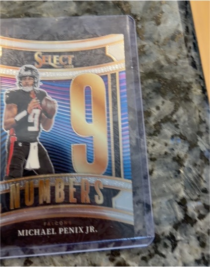 2025 Panini Select #1 Michael Penix Jr. Select Numbers — front