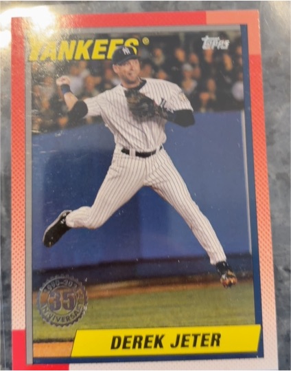 2025 Topps Series 1 35th Anniversary #T90-87 Derek Jeter — front