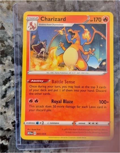2024 Pokémon M24a #001 Charizard — front