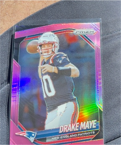 2025 Panini Prizm #165 Drake Maye — front
