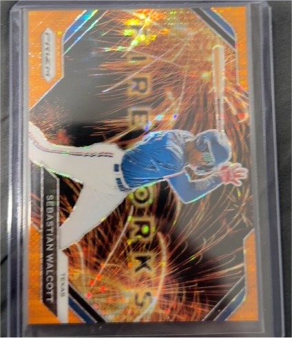 2024 Panini Prizm Fireworks #9 Sebastian Walcott — front