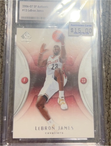 2006-07 Upper Deck SP Authentic #13 LeBron James — front