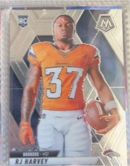 2025 Panini Mosaic #284 RJ Harvey — front