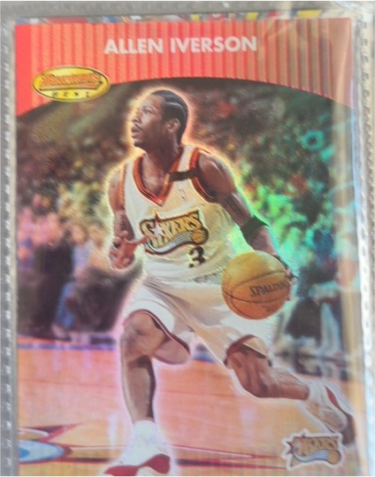 2000-01 Bowman's Best #1 Allen Iverson — front