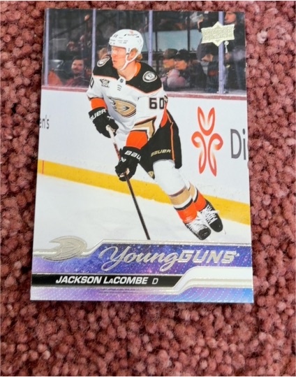 2023-24 Upper Deck Series 2 #456 Jackson LaCombe Young Guns Rookie — front