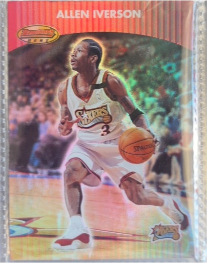 2000-01 Bowman's Best #1 Allen Iverson — front
