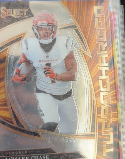 2025 Panini Select #15 Ja'Marr Chase Turbocharged — front
