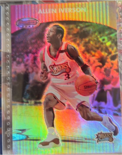 2000-01 Bowman's Best #1 Allen Iverson — front