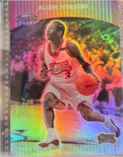 2000-01 Bowman's Best #1 Allen Iverson — front