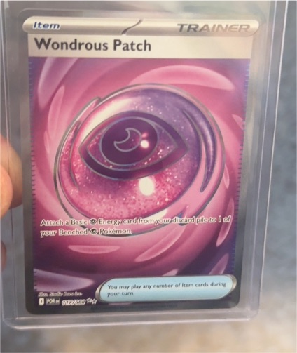 2026 Pokémon TCG Wondrous Patch #117 — front