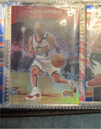 2000-01 Topps Finest #1 Allen Iverson — front