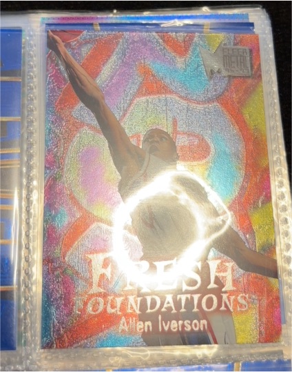 1996-97 Fleer Metal Fresh Foundations #236 Allen Iverson — front