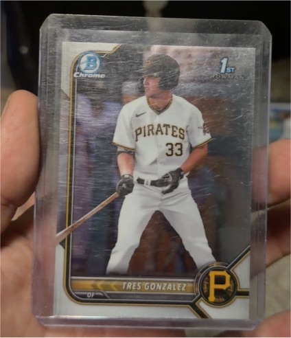 2022 Bowman Draft Chrome #BDC-157 Tres Gonzalez — front