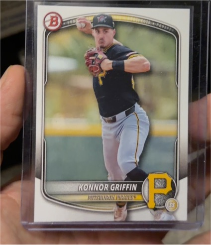 2025 Bowman Draft #BD-102 Konnor Griffin — front
