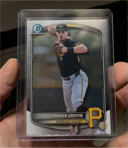 2025 Bowman Draft Chrome #BDC-102 Konnor Griffin — front