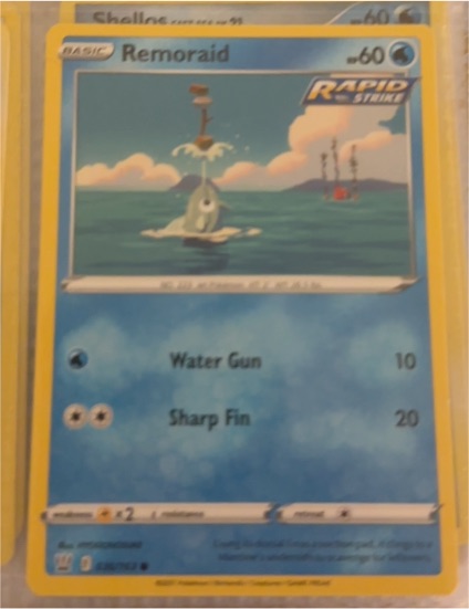 2021 Pokemon Battle Styles #36 Remoraid — front