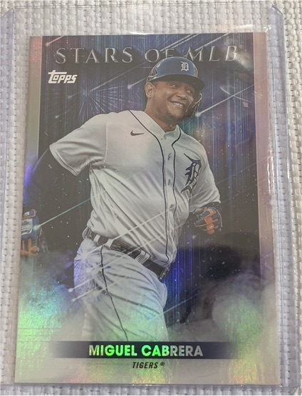 2022 Topps Stars of MLB #SMLB-43 Miguel Cabrera — front