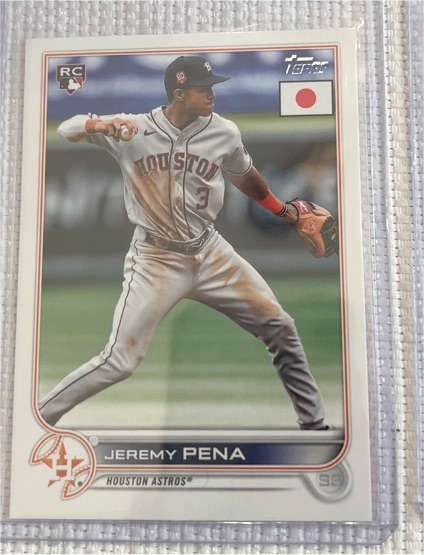 2022 Topps Japan Edition #8 Jeremy Pena — front