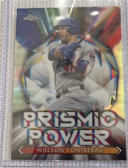 2021 Topps Chrome Prismic Power #PP-6 Willson Contreras — front