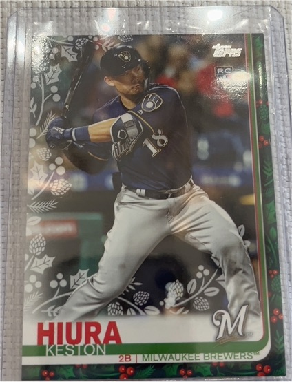 2019 Topps Holiday #HW43 Keston Hiura — front