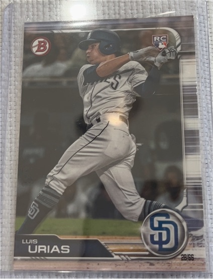 2019 Bowman #25 Luis Urias — front