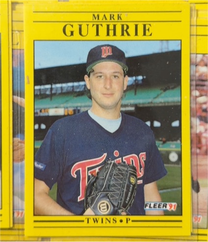 1991 Fleer #612 Mark Guthrie — front