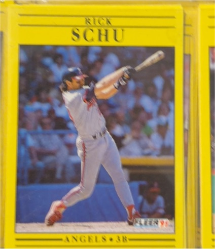 1991 Fleer #326 Rick Schu — front