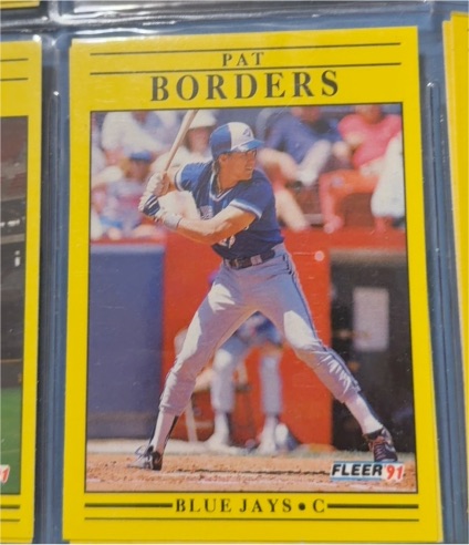 1991 Fleer #171 Pat Borders — front