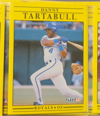 1991 Fleer #572 Danny Tartabull — front