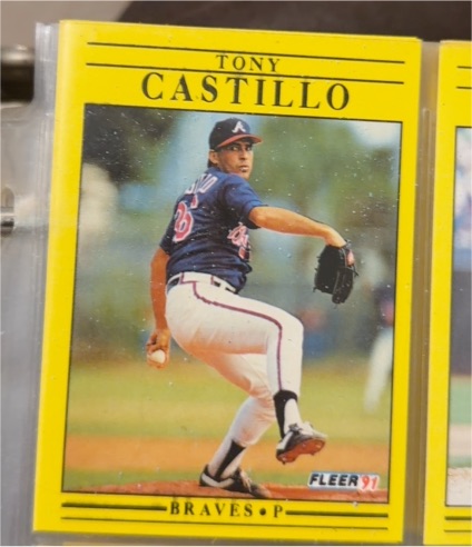 1991 Fleer #685 Tony Castillo — front