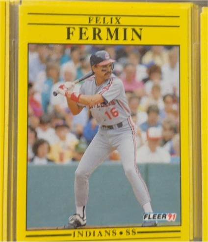 1991 Fleer #367 Felix Fermin — front