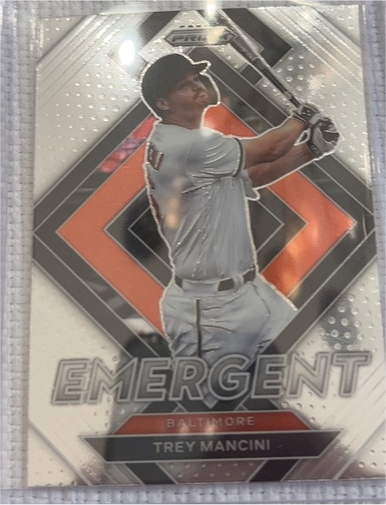 2022 Panini Prizm Emergent #E-7 Trey Mancini — front