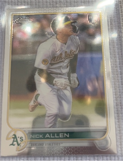 2022 Topps Chrome Update #USC117 Nick Allen — front