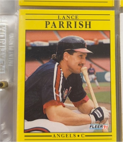 1991 Fleer #321 Lance Parrish — front
