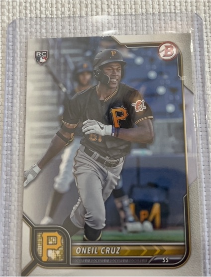 2022 Bowman #51 Oneil Cruz — front