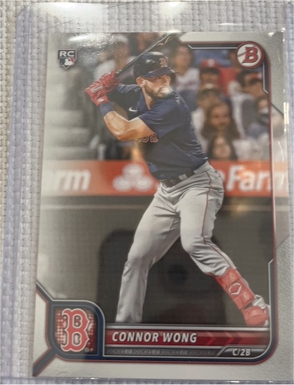 2022 Bowman #82 Connor Wong — front