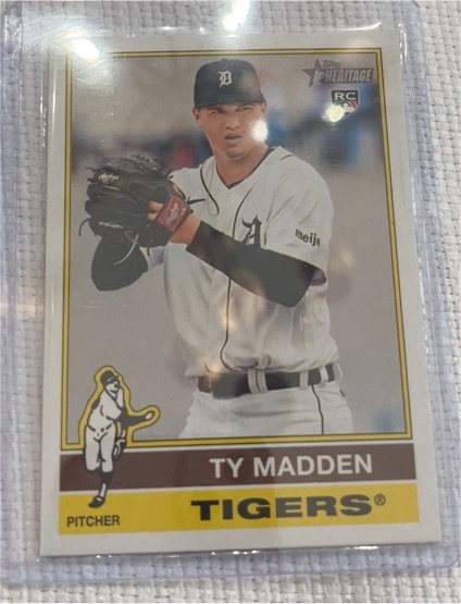2025 Topps Heritage #162 Ty Madden — front