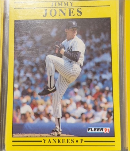 1991 Fleer #667 Jimmy Jones — front