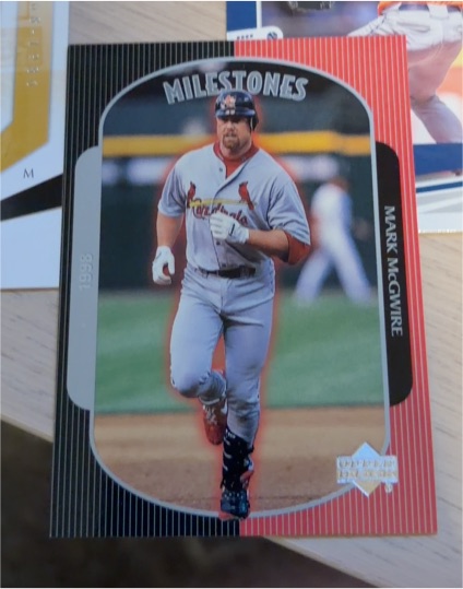 1999 Upper Deck Mark McGwire 500 Milestones #19 Mark McGwire — front