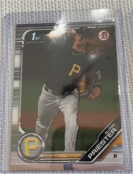 2019 Bowman Draft Chrome #BDC-44 Quinn Priester — front