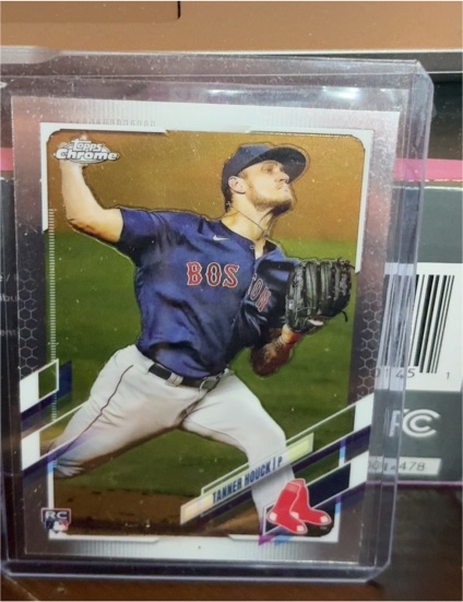 2021 Topps Chrome #59 Tanner Houck Rookie Card Boston Red Sox — front