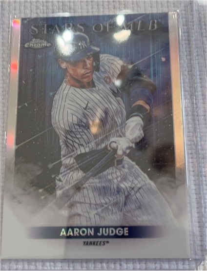 2022 Topps Chrome Stars of MLB #SMLBC-14 Aaron Judge — front