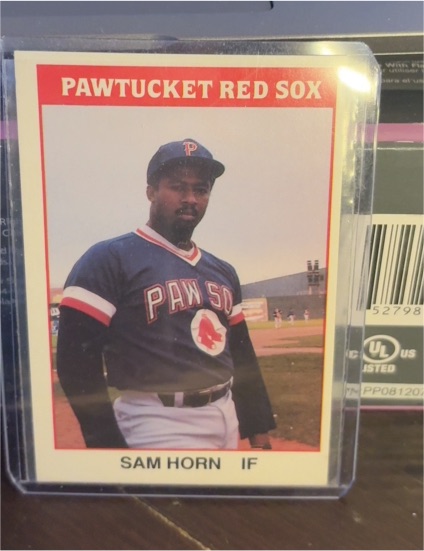 1987 ProCards #52 Sam Horn — front