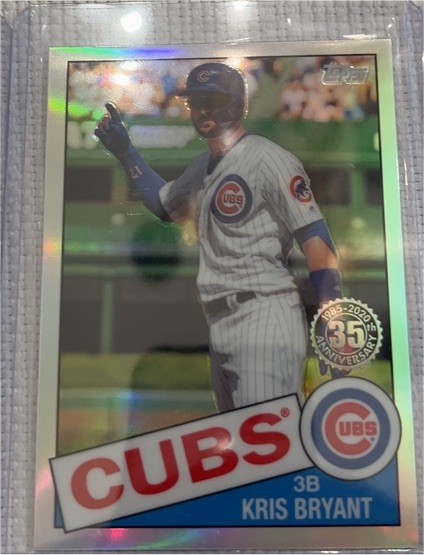 2020 Topps Chrome 1985 #85TC-9 Kris Bryant — front