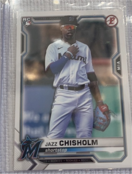 2021 Bowman #71 Jazz Chisholm — front
