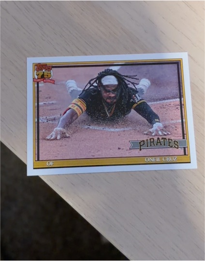 2026 Topps Series 1 1991 Topps Insert #T91-14 Oneil Cruz — front