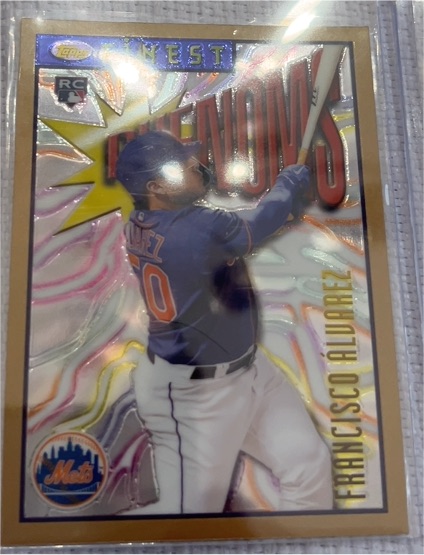 2023 Topps Finest Flashbacks #98 Francisco Alvarez — front
