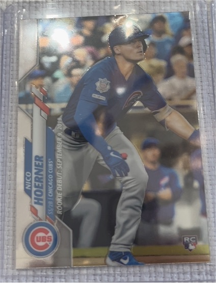 2020 Topps Chrome #161 Nico Hoerner — front